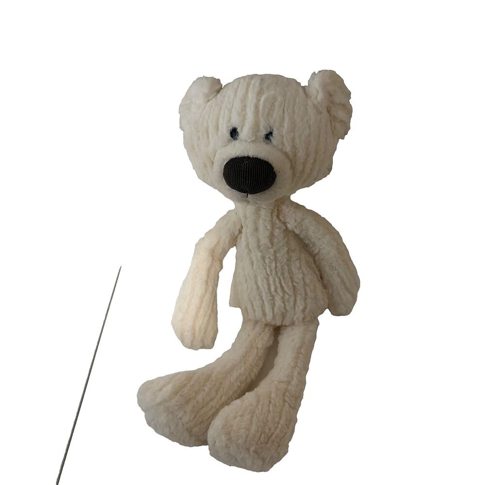Gund Toothpick Cable Bear Plush Stuffed Animal Cream 14"